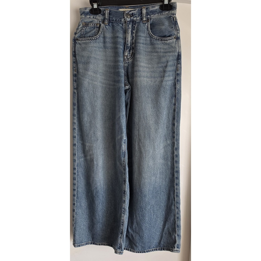 Madewell Jeans Women 26 Waist 27 Inseam Blue Solid Casual Denim Pants Trousers